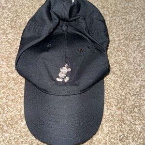 Nike Black Hat with Embroidered Mickey